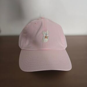 Disney Pink Hat with Embroidered Character
